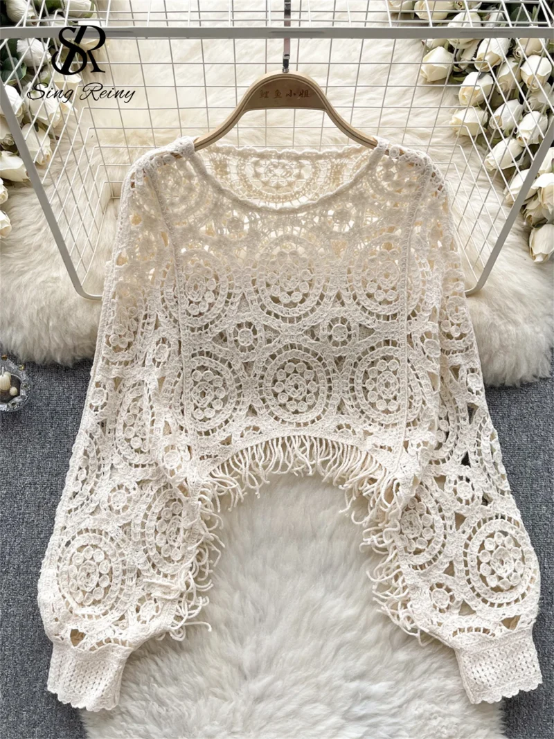 Vintage Tassel Knit Top - Image 2