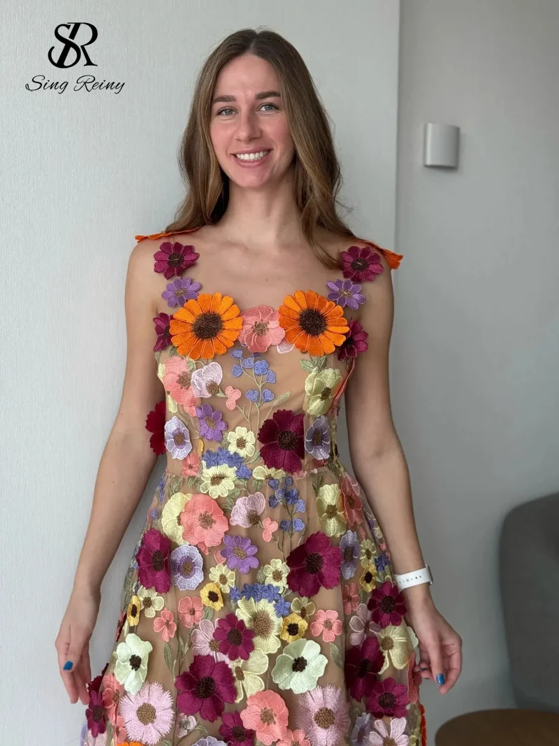 Sleeveless A-Line Summer Dress - Image 5