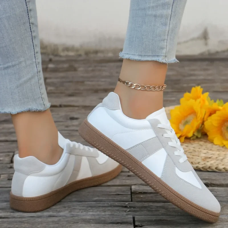 Spring Autumn Soft Sole Round Toe Casual Shoes - Image 5