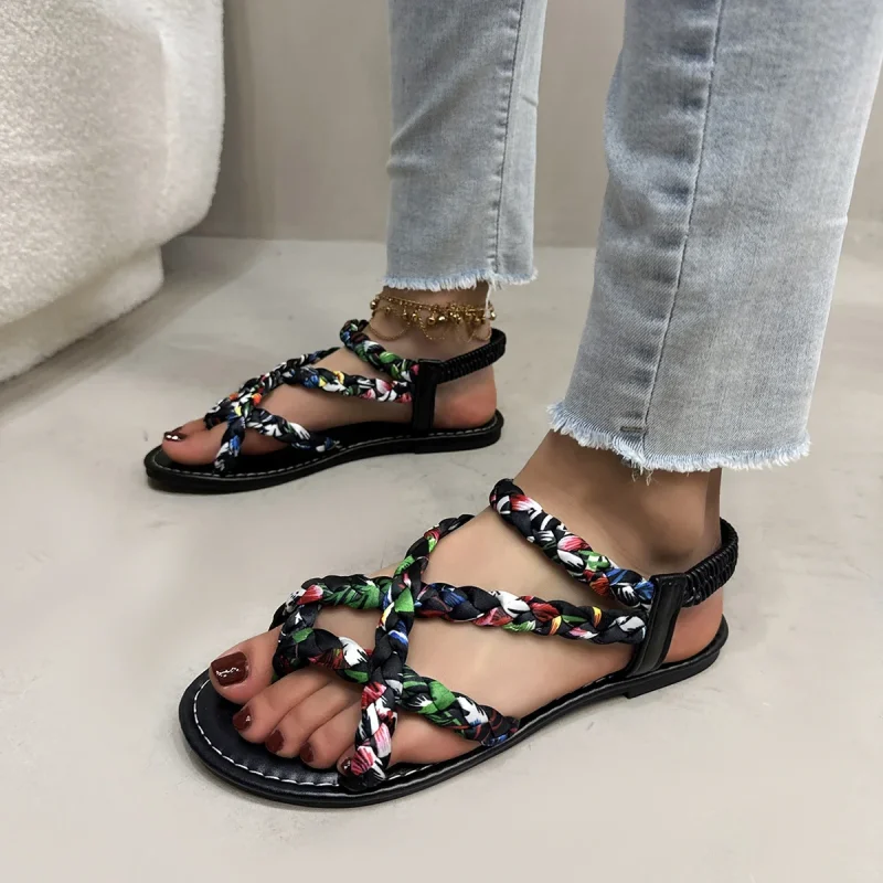 Comfortable Summer Flat Beach Sandals - Image 5