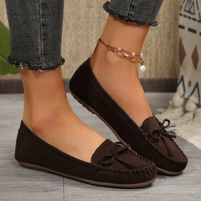 Summer Round Toe Bow Flats - Image 6