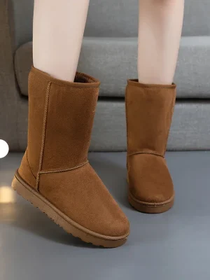 Warm Suede Snow Boots