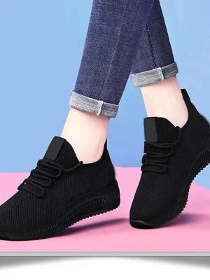 Breathable Thick Sole Sneakers for Women