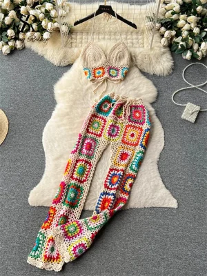 Knitted Beach Two-Piece Set