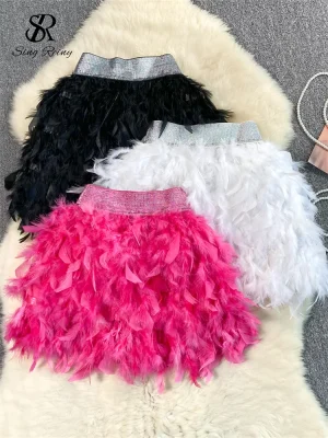 Fairy Feather Mini Skirt