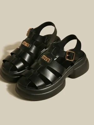 Summer Mid Heel Sandals for Women