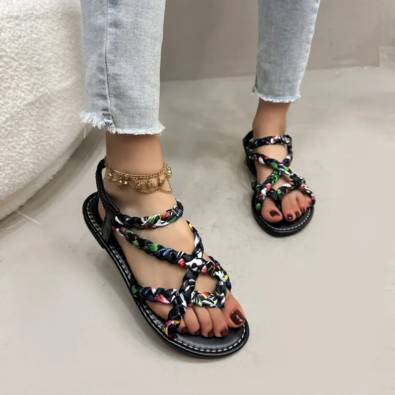 Comfortable Summer Flat Beach Sandals - Image 4