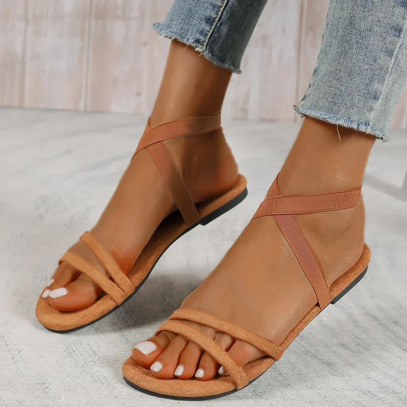 Elegant Summer Beach Flat Sandals