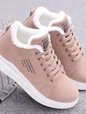 Winter Velvet Warm Sneakers for Women