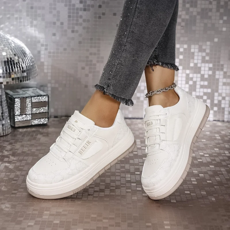 Spring Autumn Casual Lace-Up Sneakers - Image 3