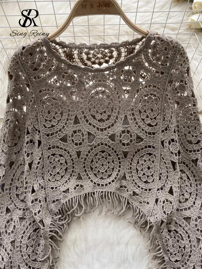 Vintage Tassel Knit Top - Image 5