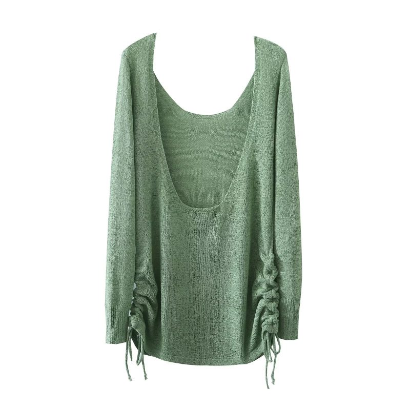 Spring Summer Knit Halter Top Dress Women - Image 3