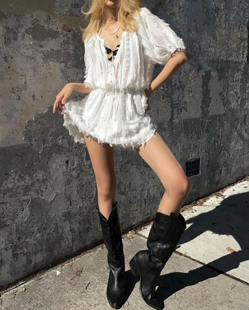 Fairycore Bubble Sleeve Princess Style Dress