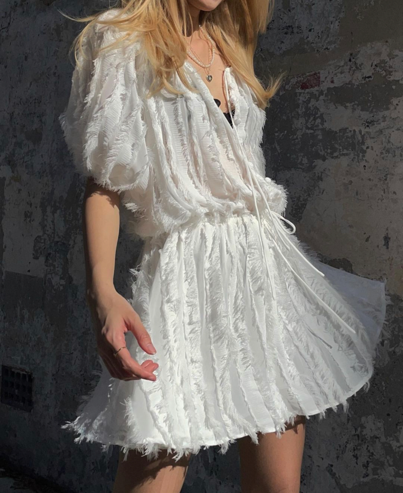 Fairycore Bubble Sleeve Princess Style Dress - Image 2