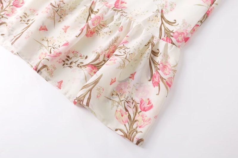 Long Floral Strap Dress for Women – Slim Fit Spring Charm - Image 4