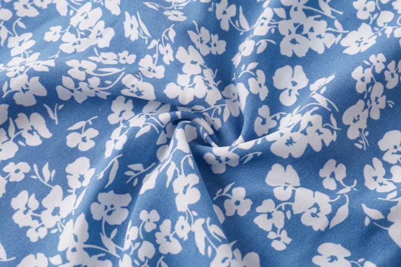 Summer Floral Bow Strap Mini Dress Women - Image 4