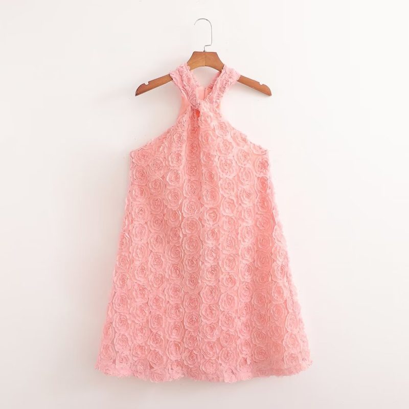 Graceful Halter Summer Fashion Sleeveless Dress