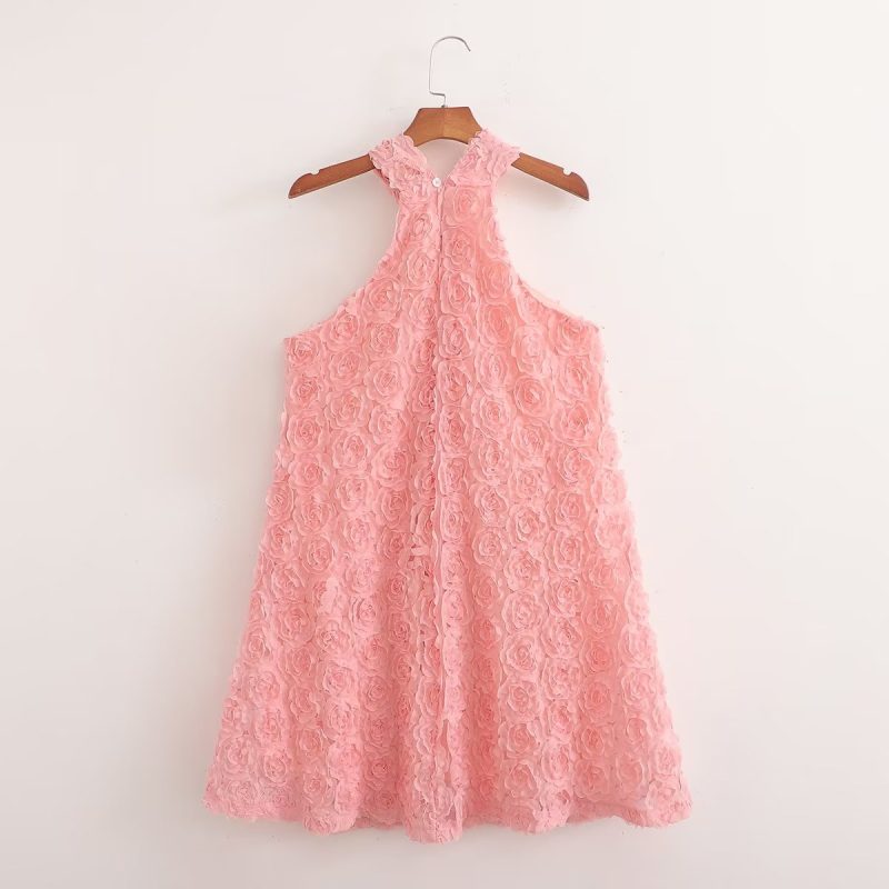 Graceful Halter Summer Fashion Sleeveless Dress - Image 2