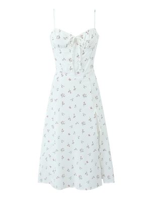 Sleeveless Split Cherry Dress – Winter Ready