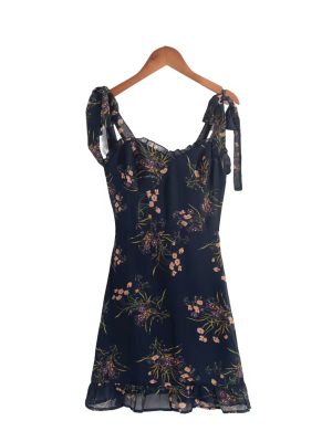 Off Shoulder Summer Dress – Ruffled Slip Design