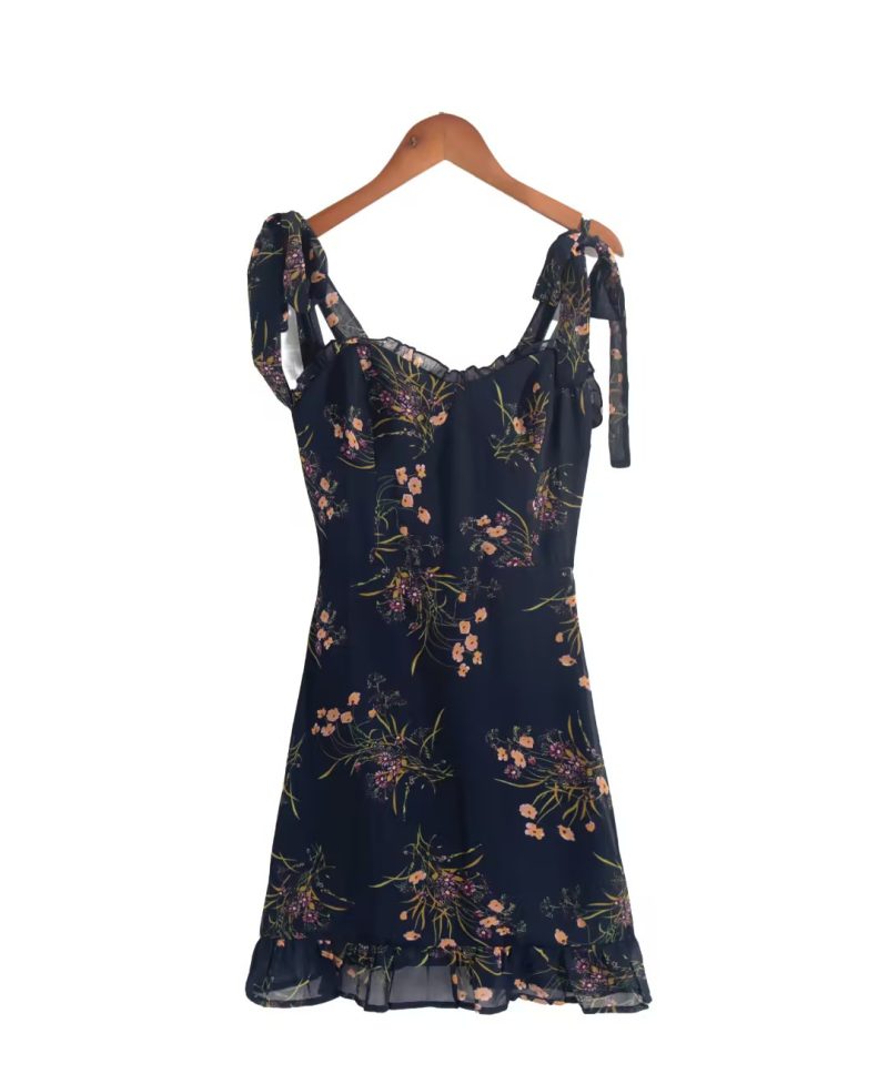 Off Shoulder Summer Dress – Ruffled Slip Design