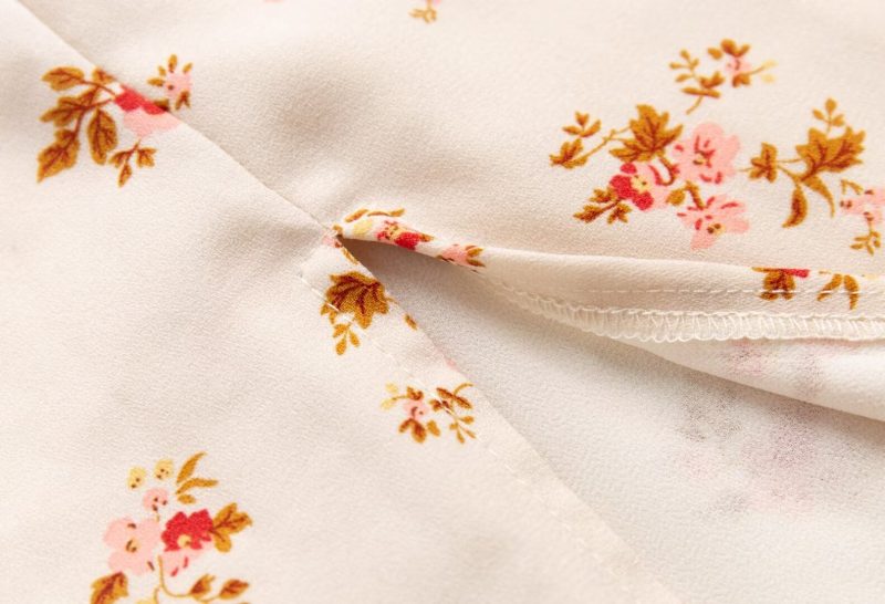 Ruffled Floral Print Midi Dress for Spring - Image 4