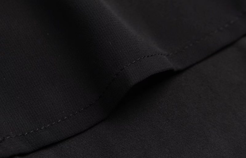Black Lace-Up Strap Casual Spring Dress - Image 4