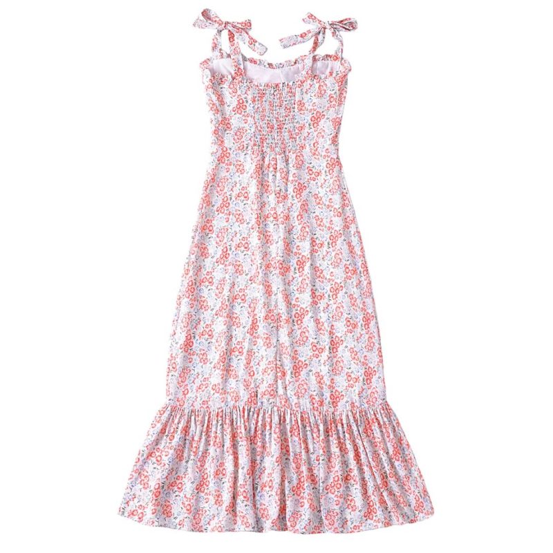 French Floral Print Slim Fit Cami Dress - Image 3