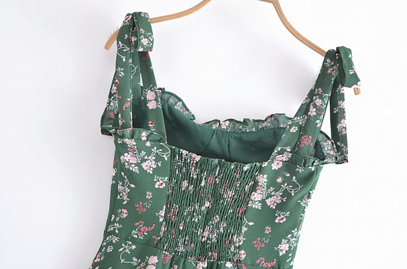 Sweet Floral Dress – French Slim Fit Look - Image 4