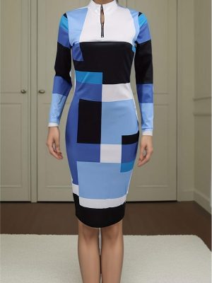 Mid-Length Casual Dress for Spring Women