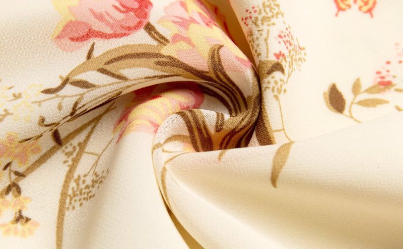 Beige Printed Textured Cami Spring Dress - Image 4