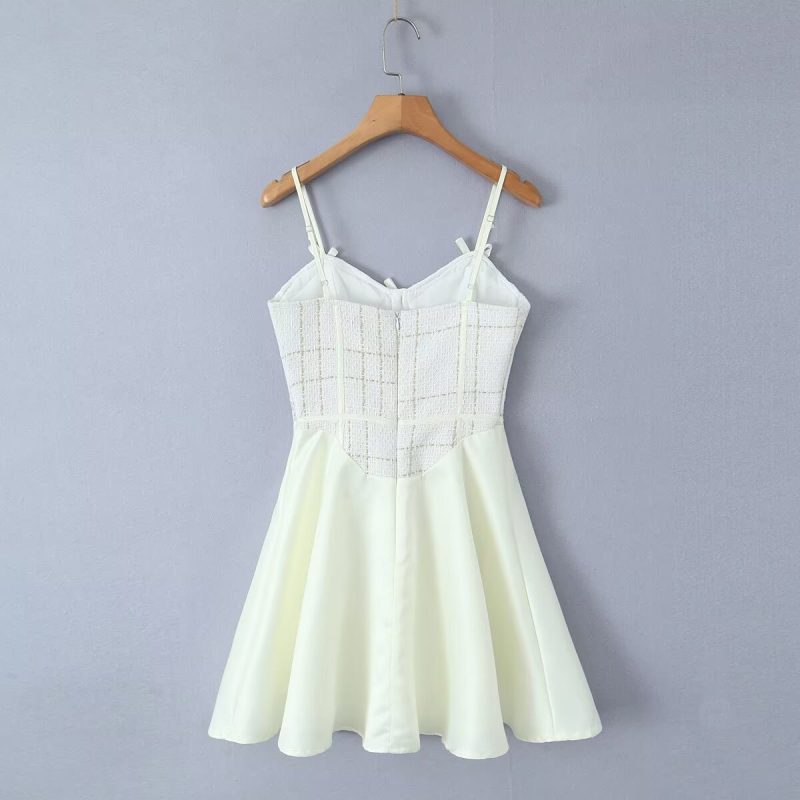 Short Bow Suspender Dress – Sweet Cinched Fit - Image 2