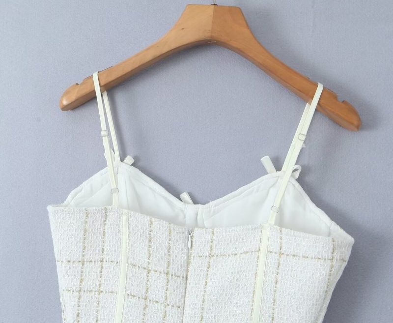 Short Bow Suspender Dress – Sweet Cinched Fit - Image 3