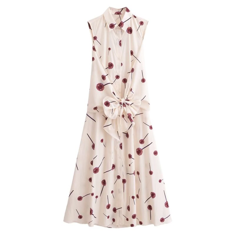 Chic Summer Poplin Maxi Dress for Women - Image 3