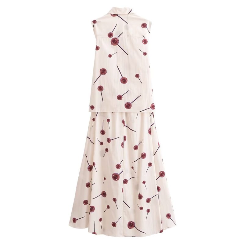 Chic Summer Poplin Maxi Dress for Women - Image 4