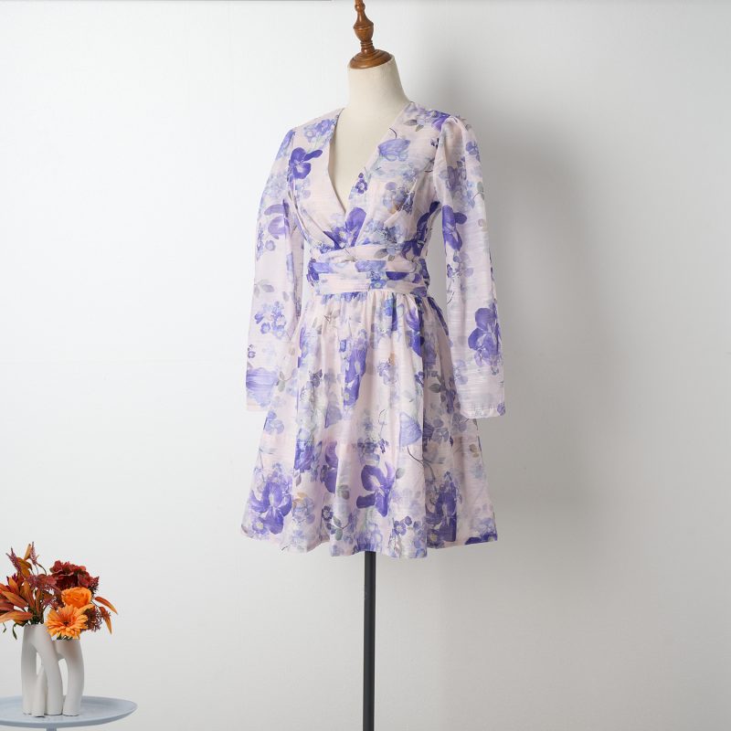 Summer Holiday Dress – Elegant Printed A-Line - Image 2