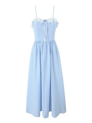 Detachable Strap French Lace Summer Dress Women