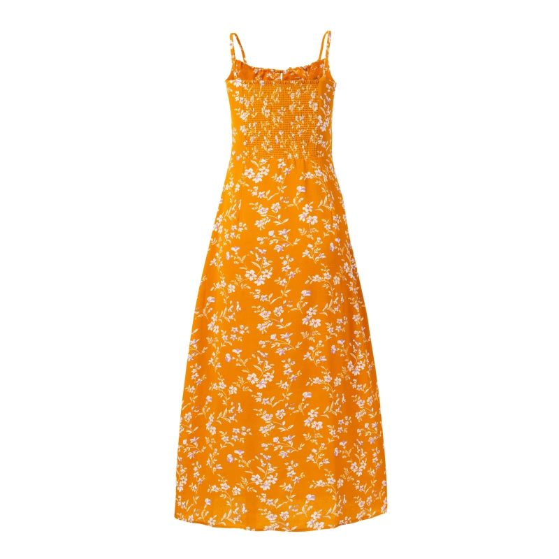 Sexy Floral Sling Maxi Dress for Vacation - Image 2