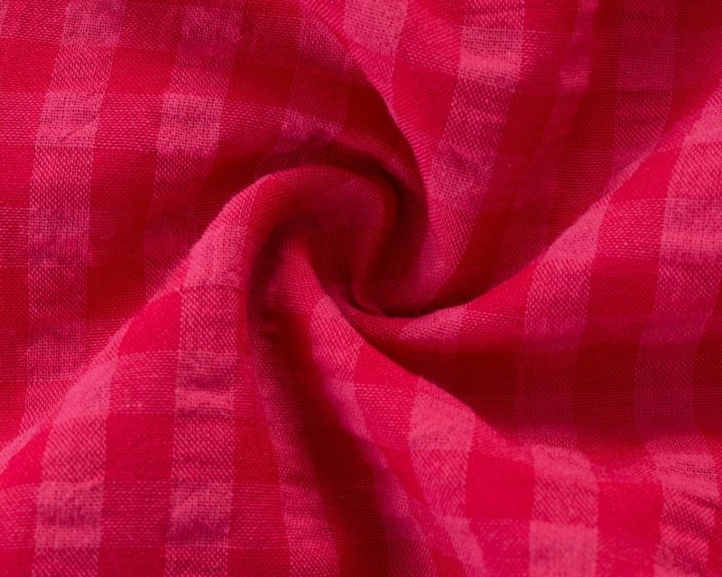 Puff Sleeve A-Line Dress – Summer Plaid Style - Image 4