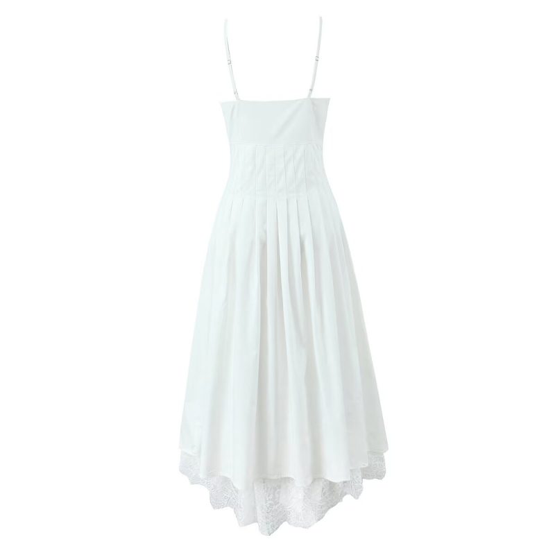 Spring Lace Stitching Camisole Dress for Women - Image 2