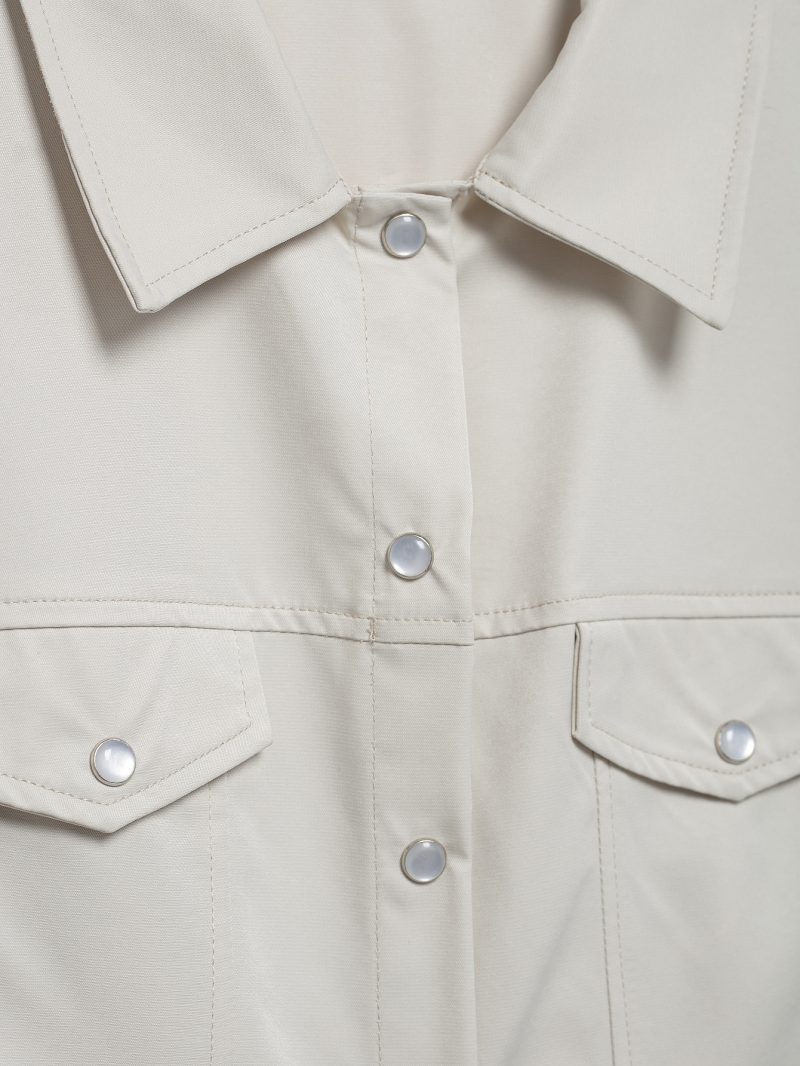 French-Inspired Short Dress – Spring Wide Hem - Image 4