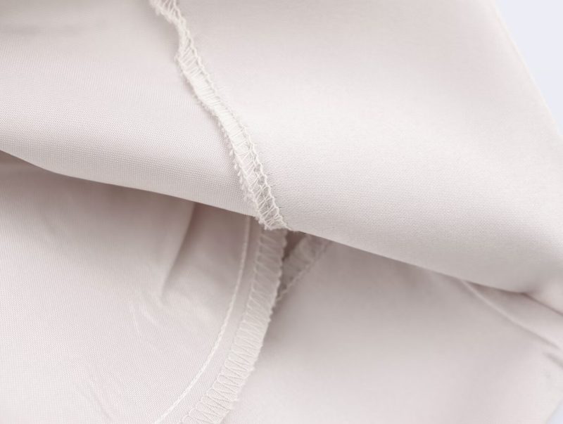 Short Slim Dress – Belted Sleeveless Sling - Image 4