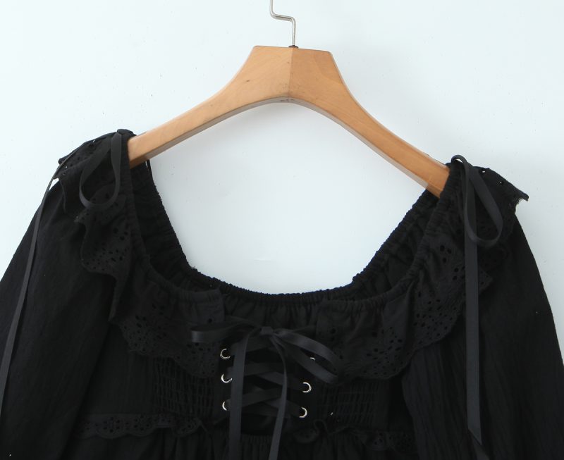 Vacation Ready Lace Princess Midi Dress Women - Image 3