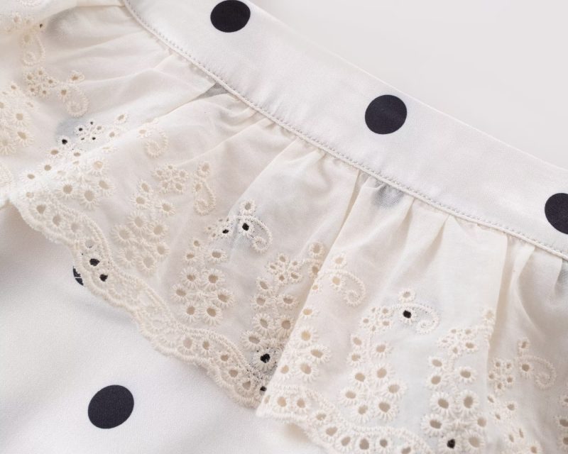 Square Collar Polka Dot Dress – Summer Style - Image 3