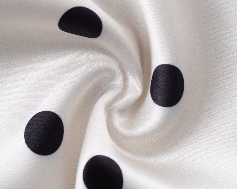 Square Collar Polka Dot Dress – Summer Style - Image 4