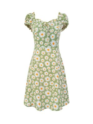 Spring Forest Casual Girlish Printed Dress