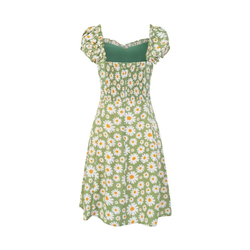Spring Forest Casual Girlish Printed Dress - Image 2