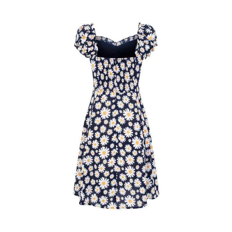 Spring Forest Casual Girlish Printed Dress - Image 4
