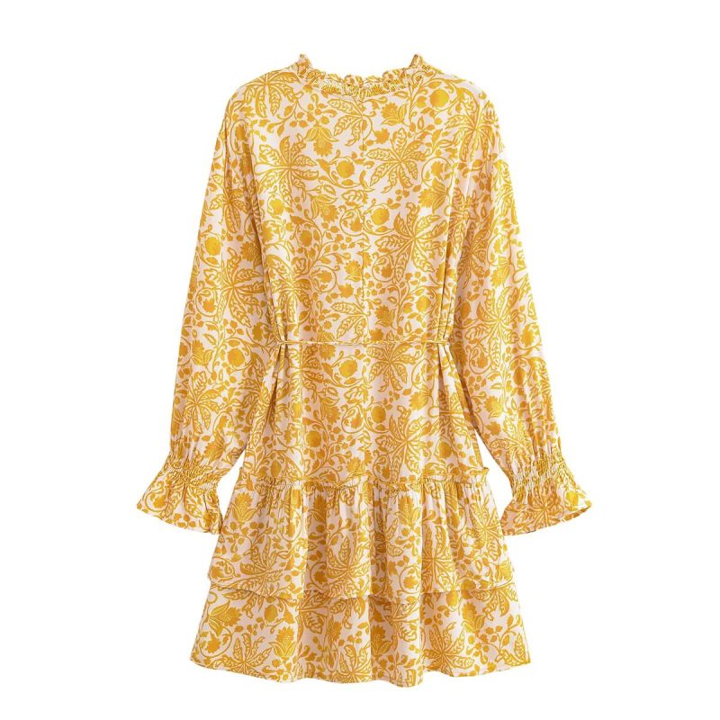 Women’s Cotton Bohemian Beach Holiday Dress - Image 2