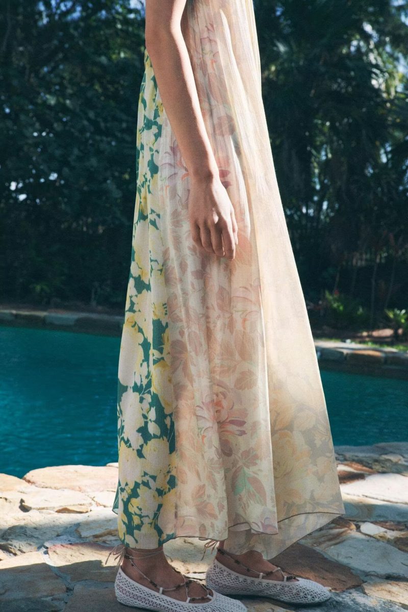 Spring Printed Slim Fit Casual Dress Women - Image 2